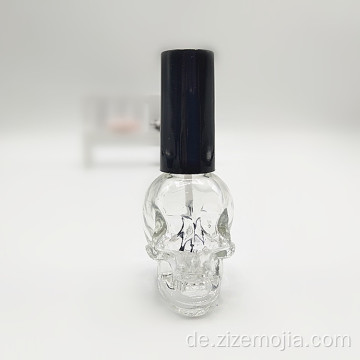 Luxus leerer Schädel 10 ml Glasnagellack-Flaschen